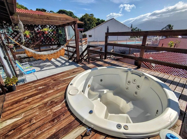 Recanto do pôr do sol, vista mar e SPA.