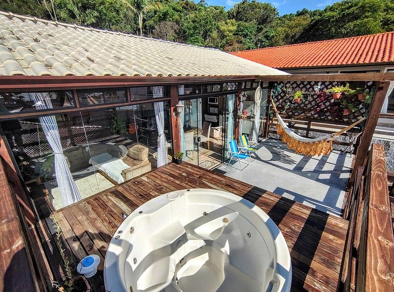 Recanto do pôr do sol, vista mar e SPA.