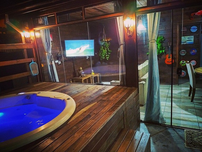 Recanto do pôr do sol, vista mar e SPA.