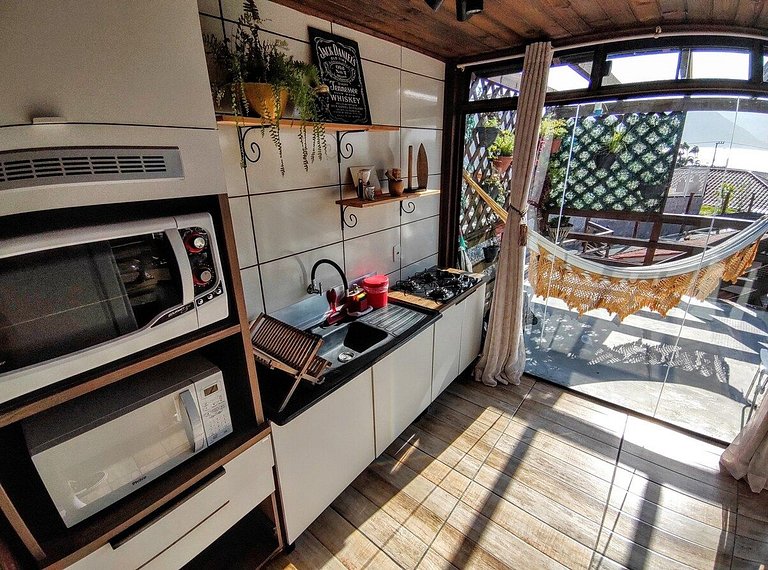 Recanto do pôr do sol, vista mar e SPA.