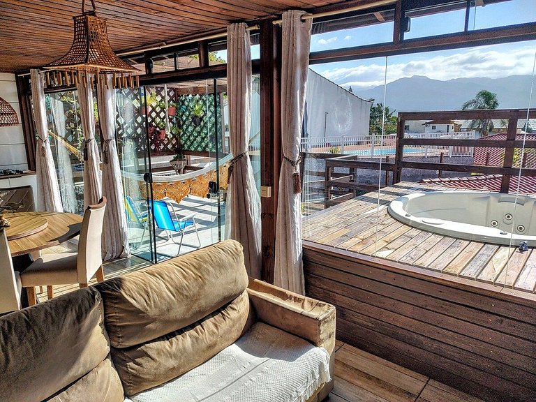 Recanto do pôr do sol, vista mar e SPA.