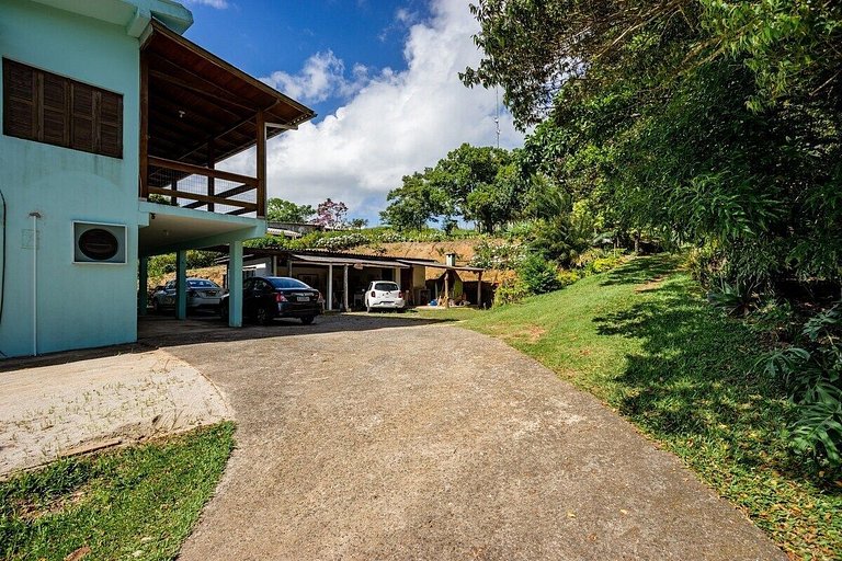 Casa super espaçosa com vista linda para o mar.