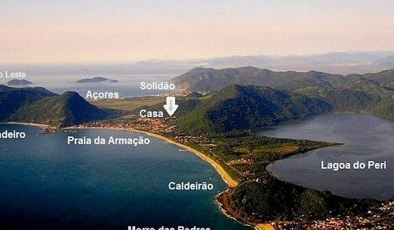 Cabana com vista mar, nascer do sol e lua cheia.