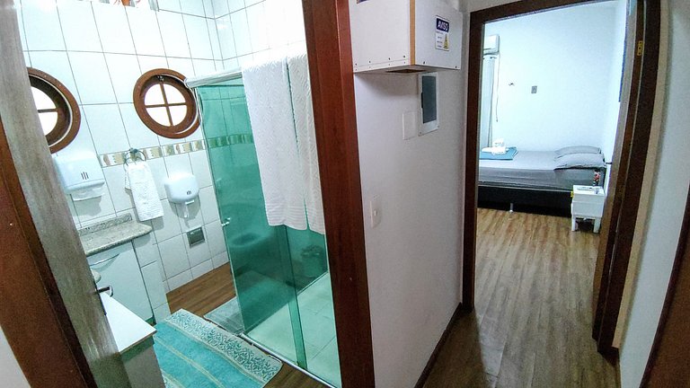 Casa super espaçosa com vista linda para o mar.