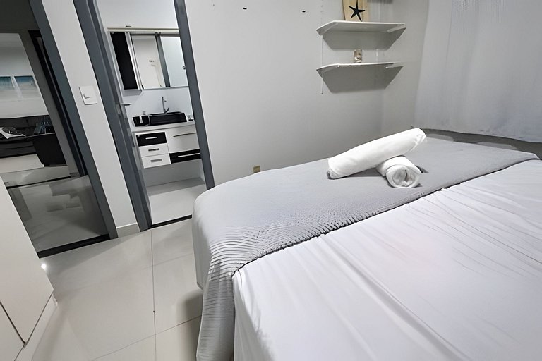 Campeche VIP: Conforto e espaço na rua da praia.