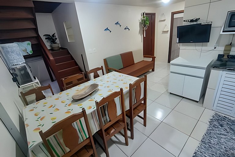 Paraíso a beira-mar com o mais lindo pôr do sol.