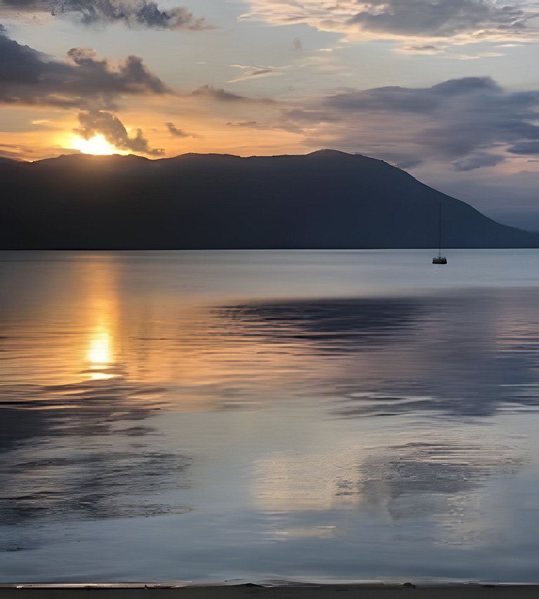 Paraíso a beira-mar com o mais lindo pôr do sol.