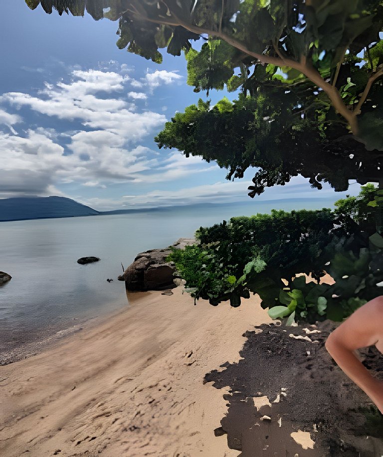 Paraíso a beira-mar com o mais lindo pôr do sol.