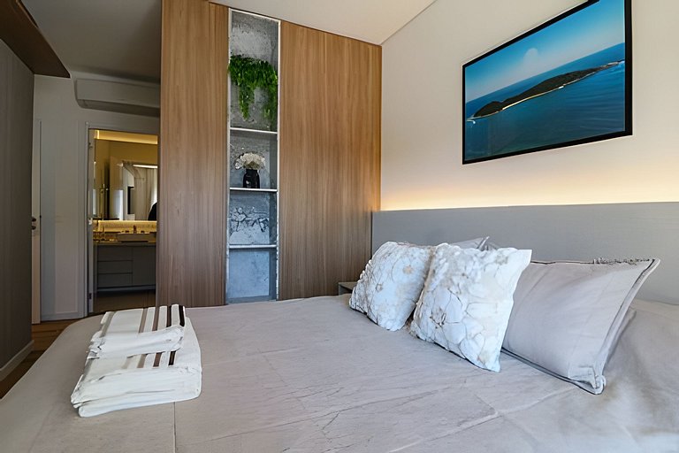 Ilha de frente pra Ilha | Luxo Frente-Mar com SPA