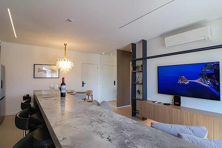 Ilha de frente pra Ilha | Luxo Frente-Mar com SPA