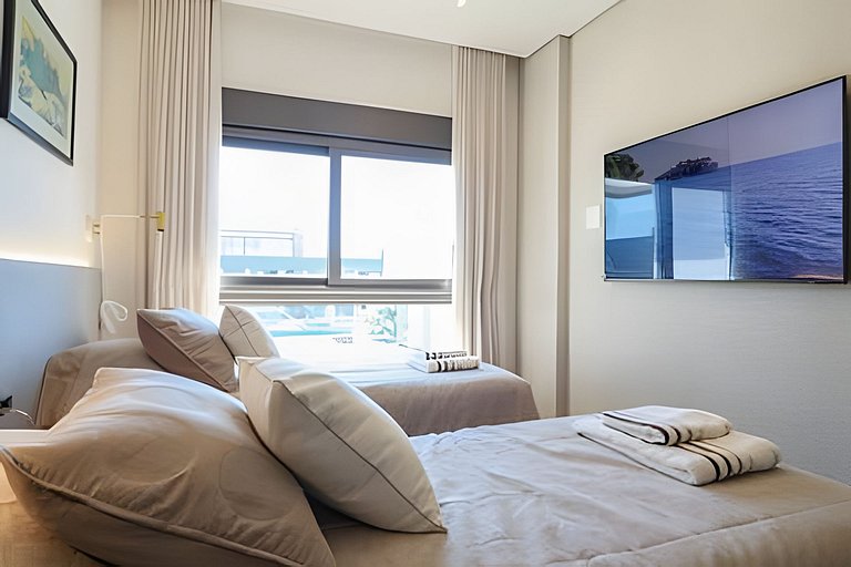 Ilha de frente pra Ilha | Luxo Frente-Mar com SPA