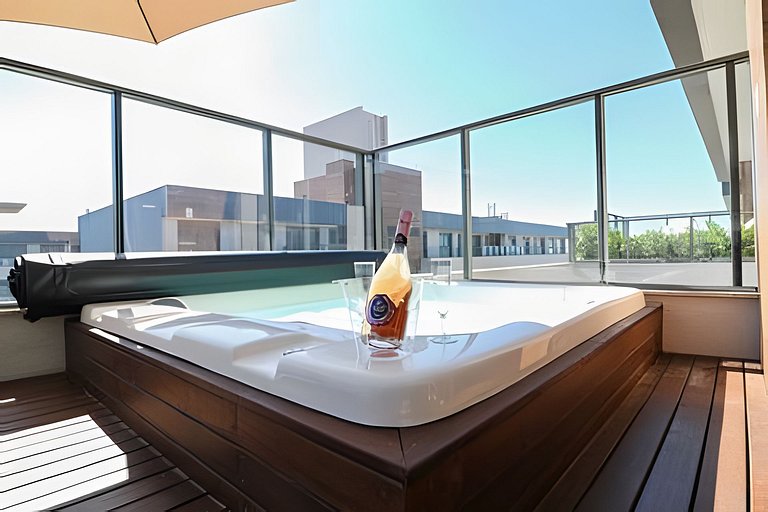 Ilha de frente pra Ilha | Luxo Frente-Mar com SPA