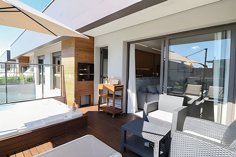 Ilha de frente pra Ilha | Luxo Frente-Mar com SPA