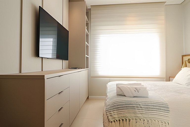 Sunclub | Luxo: Apê Novo e completo ao lado do mar