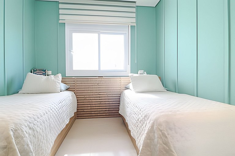 Sunclub | Luxo: Apê Novo e completo ao lado do mar