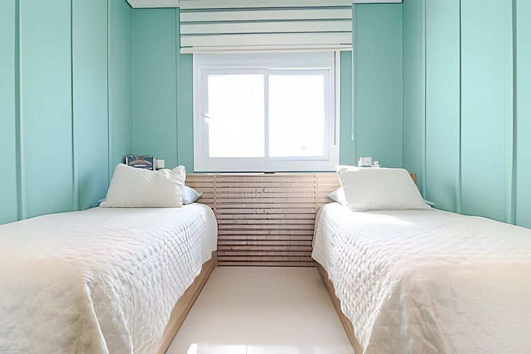 Sunclub | Luxo: Apê Novo e completo ao lado do mar