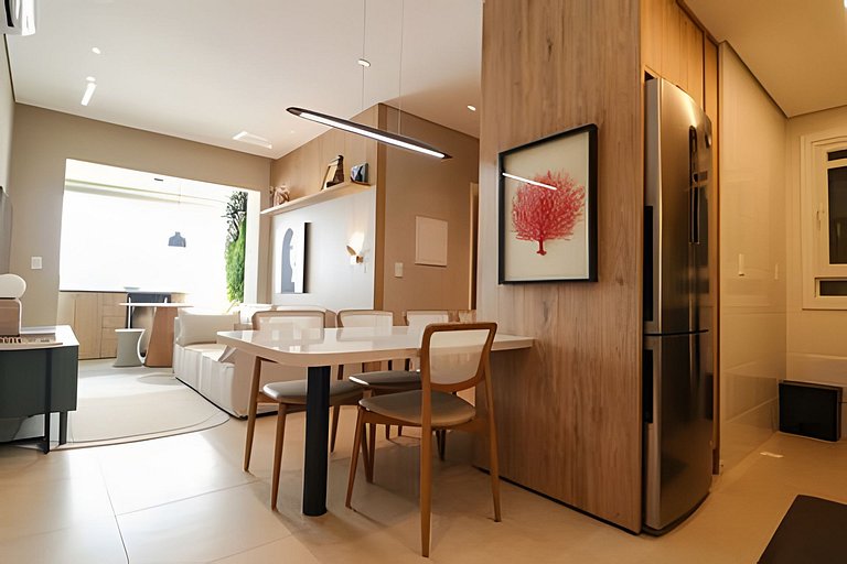 Sunclub | Luxo: Apê Novo e completo ao lado do mar