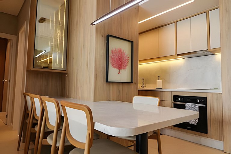 Sunclub | Luxo: Apê Novo e completo ao lado do mar