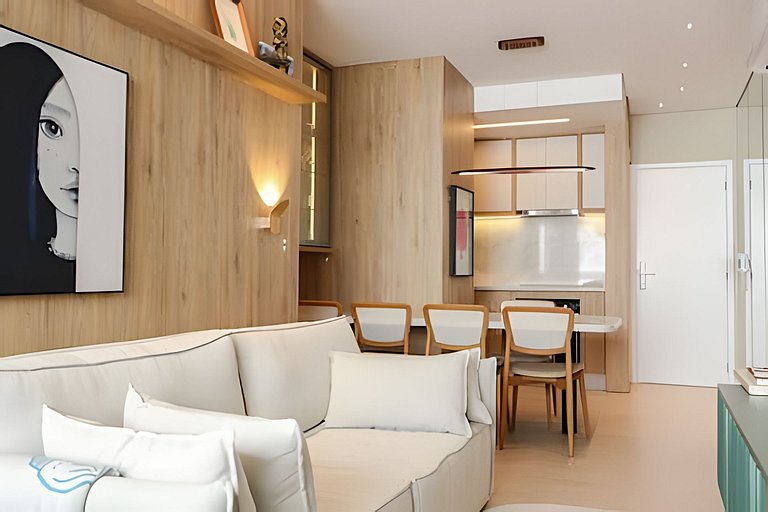 Sunclub | Luxo: Apê Novo e completo ao lado do mar