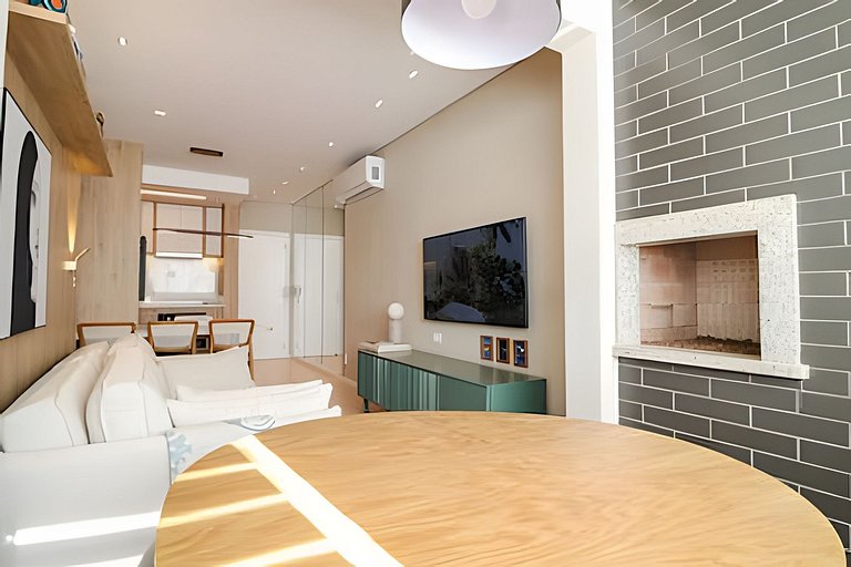 Sunclub | Luxo: Apê Novo e completo ao lado do mar