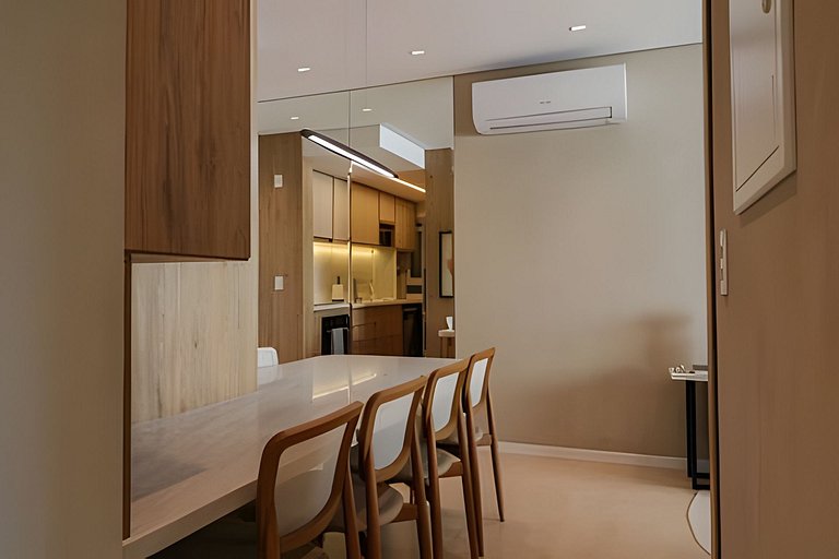 Sunclub | Luxo: Apê Novo e completo ao lado do mar