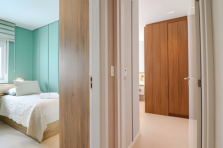 Sunclub | Luxo: Apê Novo e completo ao lado do mar