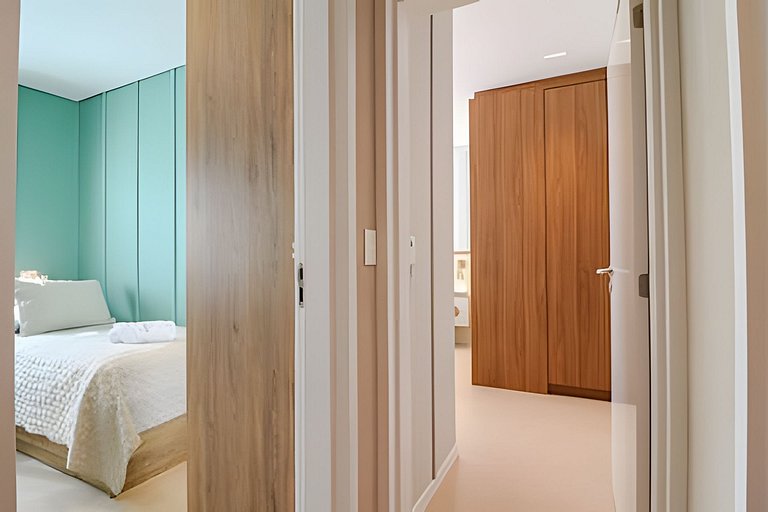 Sunclub | Luxo: Apê Novo e completo ao lado do mar