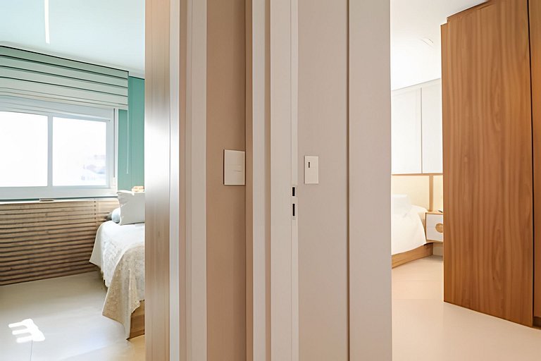 Sunclub | Luxo: Apê Novo e completo ao lado do mar